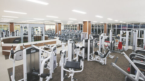 ドゥ・スポーツプラザ豊洲_ジムエリア_内観